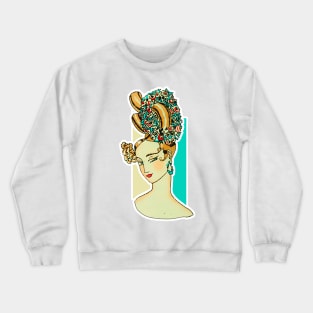 Lush Hairstyle: Flowers and Style! Crewneck Sweatshirt